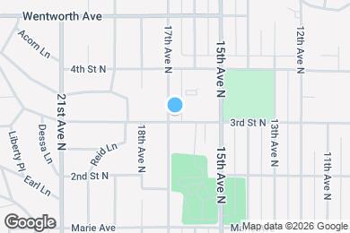 Map image of the property - 304 17th Ave N