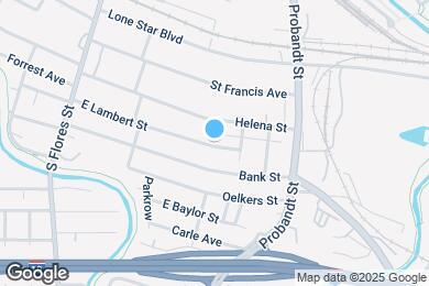 Map image of the property - 307 E Lambert St