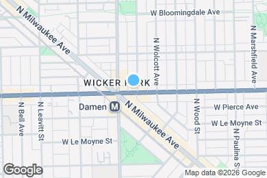 Map image of the property - 1938 W North Ave