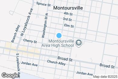 Map image of the property - 115 N Montour St