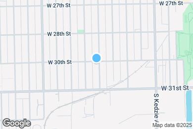 Map image of the property - 3002 S Homan Ave
