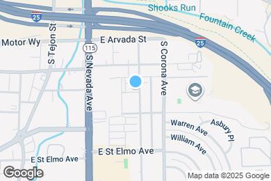 Map image of the property - 1510 S Wahsatch Ave