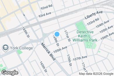 Map image of the property - 103-25 169th St