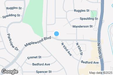 Map image of the property - 9374 Maplewood Blvd