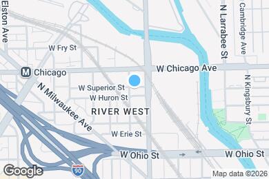 Map image of the property - 821 W Superior St