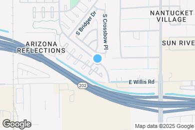 Map image of the property - 1404 S Crossbow Ct