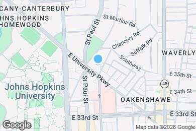 Map image of the property - 3601 Greenway