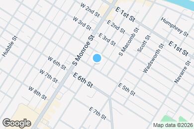 Map image of the property - 423 Washington St