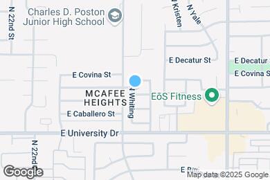 Map image of the property - 2522 E Camino St