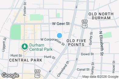 Map image of the property - 206 W Corporation St