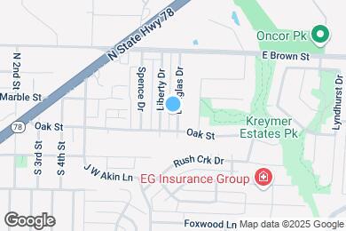 Map image of the property - 105 Douglas Dr