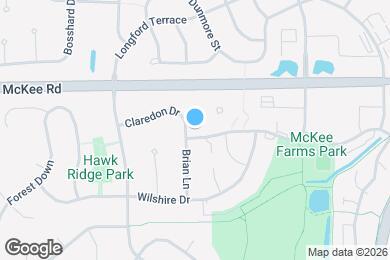 Map image of the property - 5694 Claredon Dr