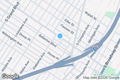 Map image of the property - 604 Bates St