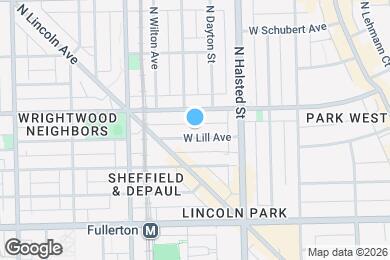 Map image of the property - 850 W Lill Ave