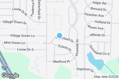 Map image of the property - 2570 Greenleaf Dr