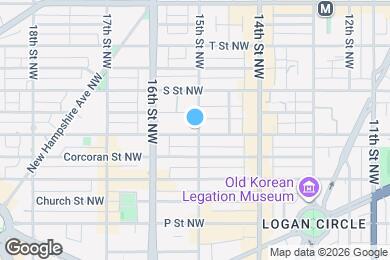 Map image of the property - 1712 15th St NW