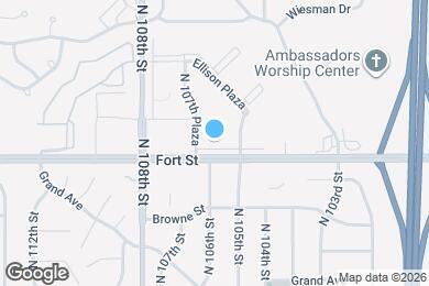 Map image of the property - Fox Pointe Apartments