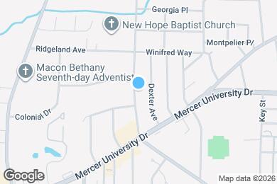 Map image of the property - 1580 Burton Ave