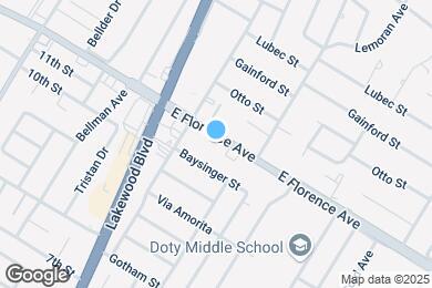 Map image of the property - Florentine Apartments