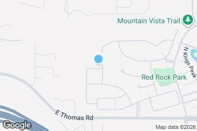 Map image of the property - 5632 E Sandia St