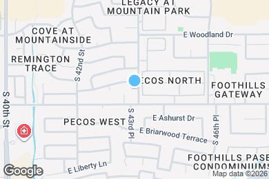 Map image of the property - 16234 S 44th St