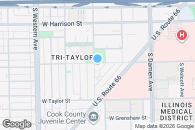Map image of the property - 801 S Leavitt St