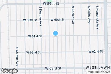 Map image of the property - 6100 S Kildare Ave