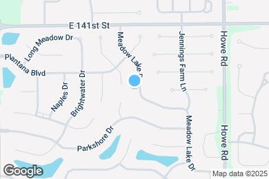 Map image of the property - 13912 Meadow Lake Dr