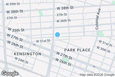 Map image of the property - 740 W 31st St