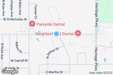 Map image of the property - 815 N James Ave