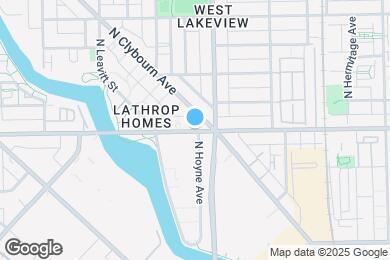 Map image of the property - 2004 W Diversey Pkwy