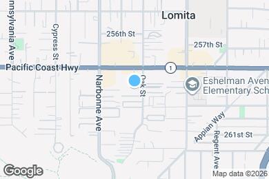 Map image of the property - 25837 Oak St