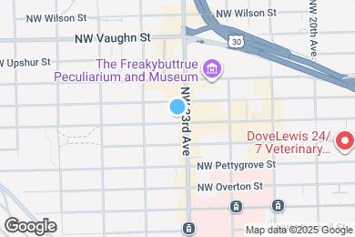 Map image of the property - 2319 NW Raleigh St