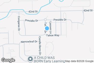 Map image of the property - 4039 Tahoe Dr