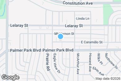 Map image of the property - 2318 E Caramillo St