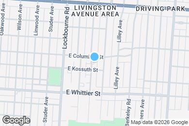 Map image of the property - 1032 Ellsworth Ave