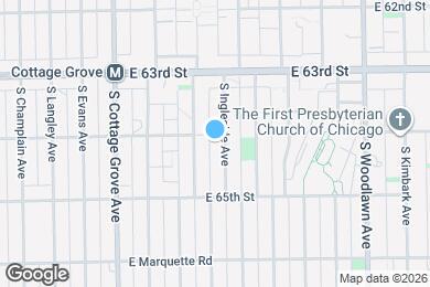 Map image of the property - 6406 S Ingleside Ave