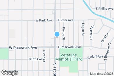 Map image of the property - 601 S 1st St