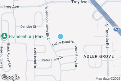 Map image of the property - 8036 Fisher Bend Dr