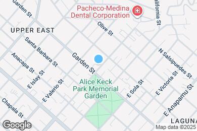 Map image of the property - 1600 Garden St