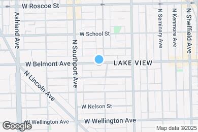 Map image of the property - 625 W Belmont Ave