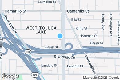 Map image of the property - 11004 Hortense St