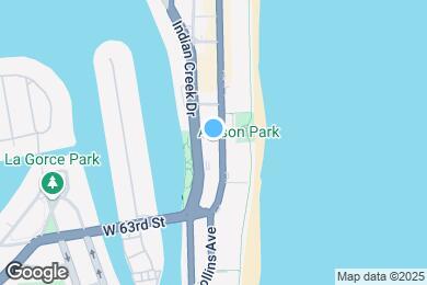 Map image of the property - 6444 Collins Ave