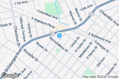 Map image of the property - 817 Jackson Ave