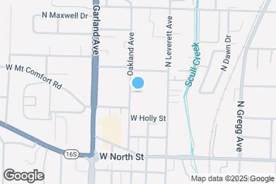 Map image of the property - 1370 Oakland Ave