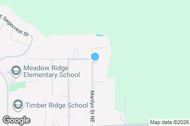 Map image of the property - 345 Marilyn St NE