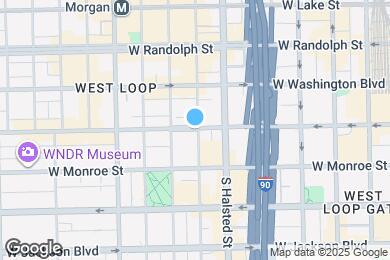 Map image of the property - 825 W Madison St