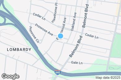 Map image of the property - 1711 Primrose Ave