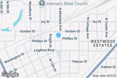 Map image of the property - 601 N Montana Ave