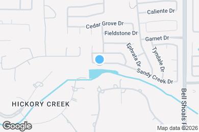 Map image of the property - 523 Sandy Creek Dr